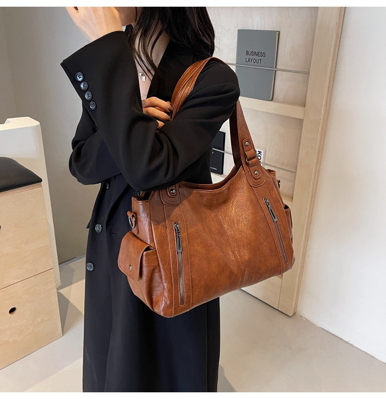 Mia | Leather Tote Bag