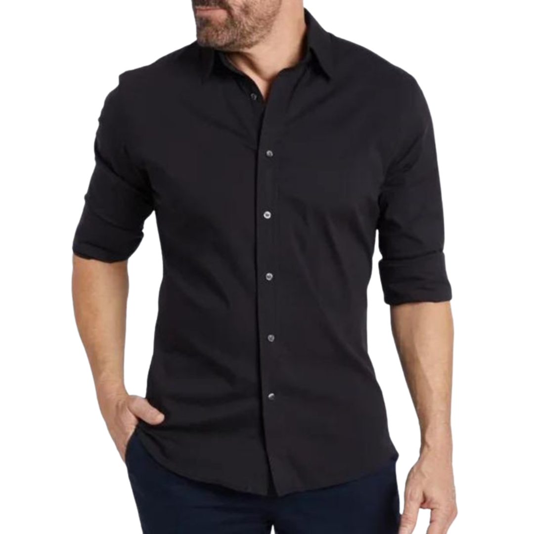 Antonio | Wrinkle-Free Zip Shirt