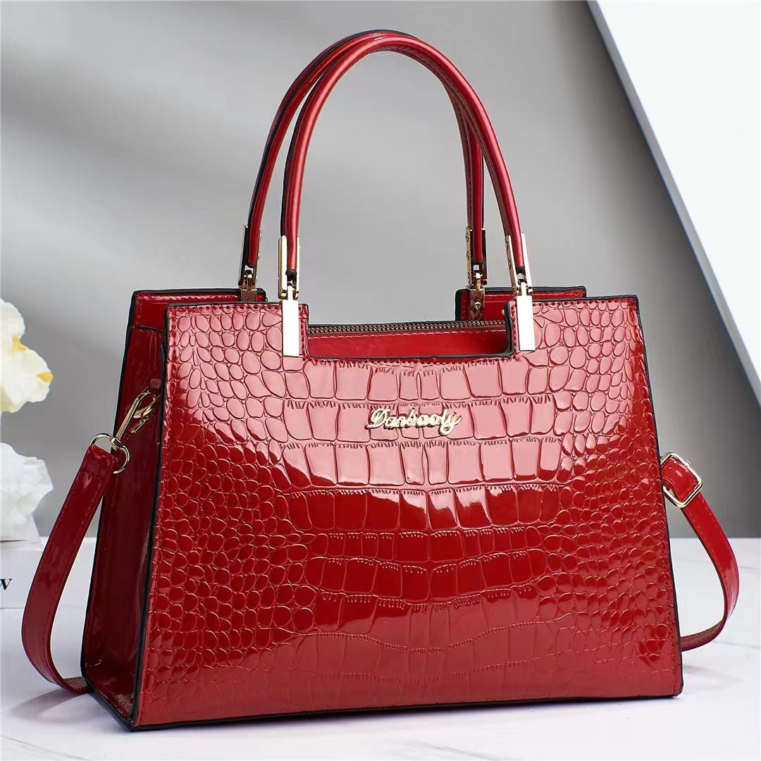 Brooklyn™ - Stylish Crocodile Pattern Leather Handbag