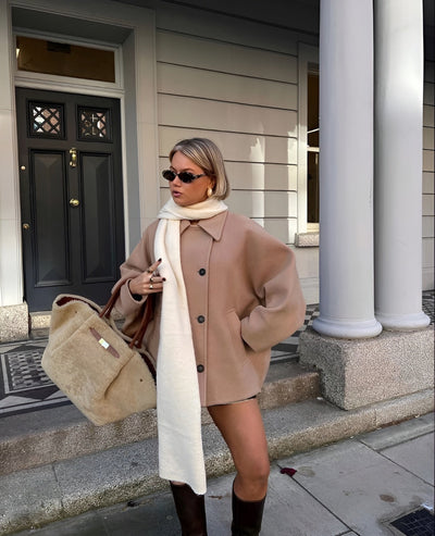 Chloe | Relaxed Fit Wool Coat