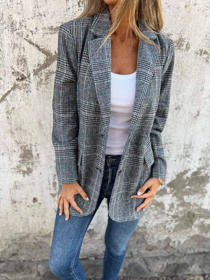 Camille | Timeless Plaid Blazer