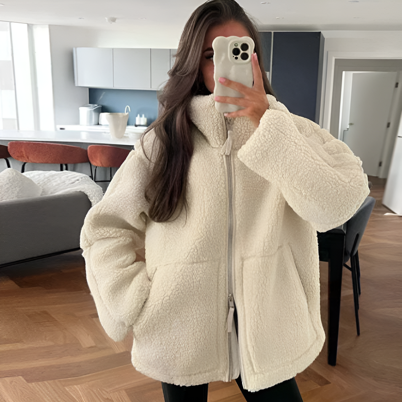 Isabella | Soft Teddy Coat