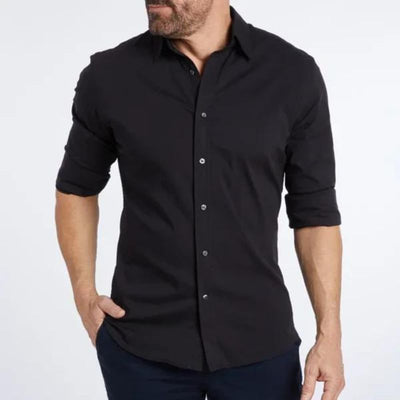 Antonio | Wrinkle-Free Zip Shirt