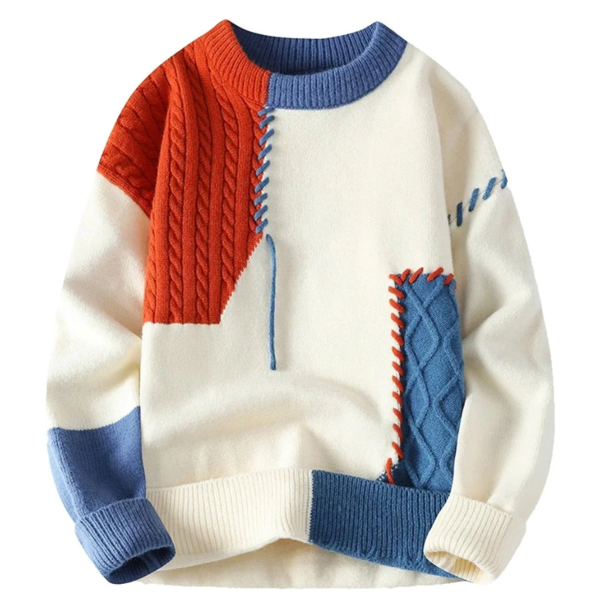 Alex | Cozy Patchwork Knit