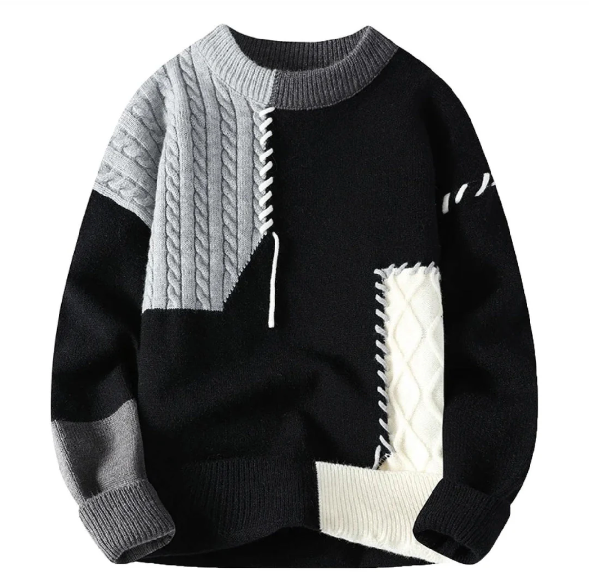 Alex | Cozy Patchwork Knit