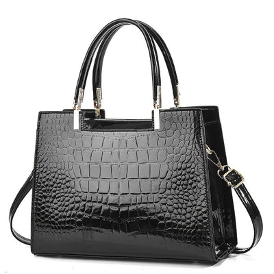 Brooklyn™ - Stylish Crocodile Pattern Leather Handbag