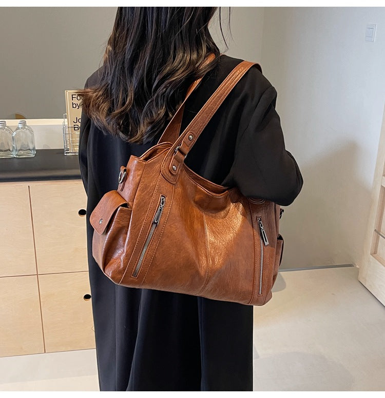 Mia | Leather Tote Bag