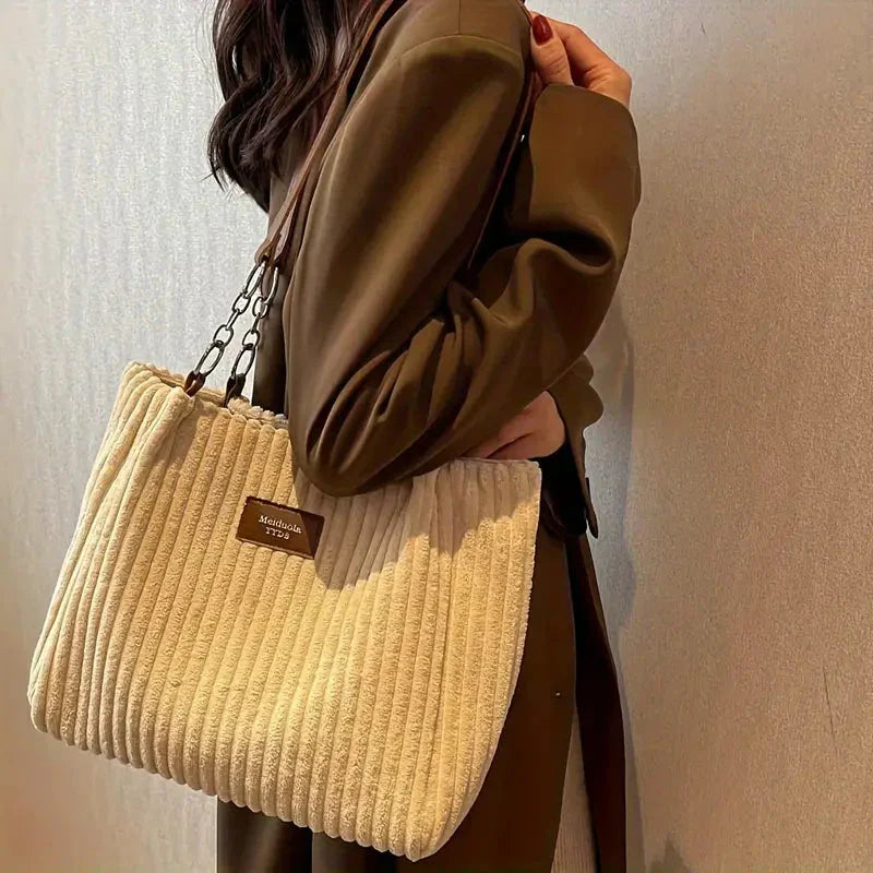 Emma | Classic Corduroy Tote