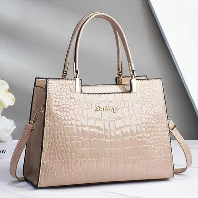 Brooklyn™ - Stylish Crocodile Pattern Leather Handbag