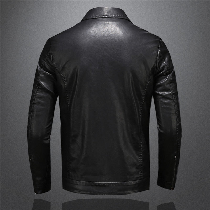 Caleb | Classic Comfortable Leather Jacket