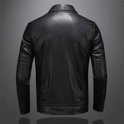 Caleb | Classic Comfortable Leather Jacket